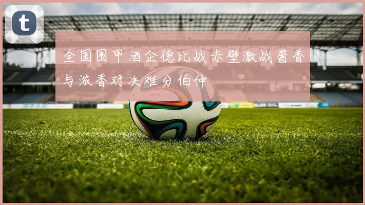 全国围甲酒企德比战赤壁激战酱香与浓香对决难分伯仲